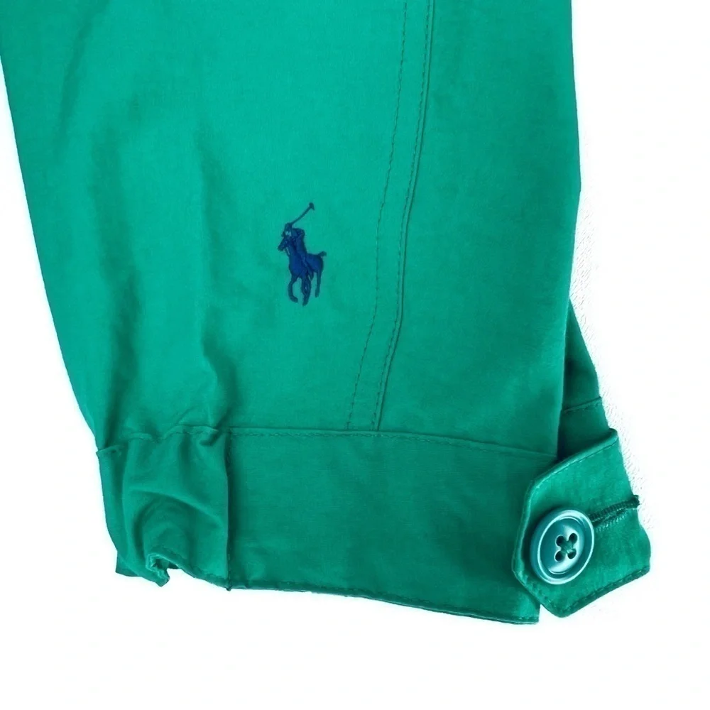 Vintage Polo Ralph Lauren Sailing Jacket Men’s Size Large Green Preppy 90s EUC